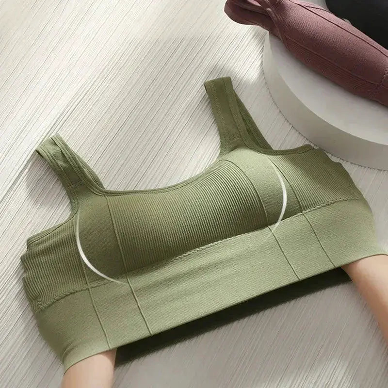 Seamless Women's Fitness Crop Top With Beautiful Back Design