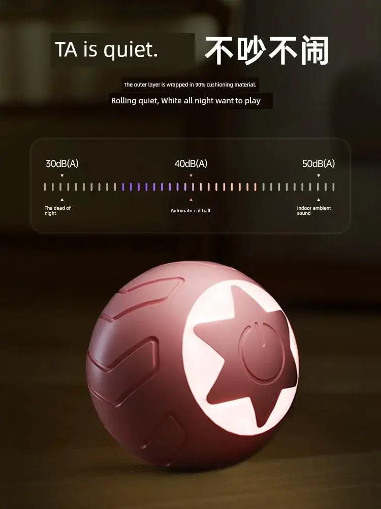 Self Hi Electric Cat Teasing Ball Toy For Relief And Play