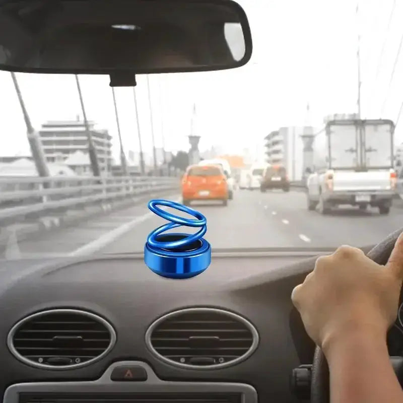 Solar Car Air Freshener Aromatherapy Decor for Vehicles