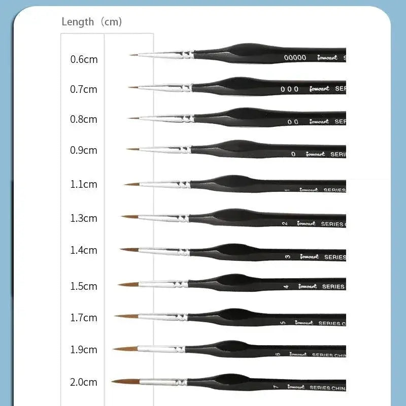 Weasel Hair Art Brushes Set For Versatile Painting