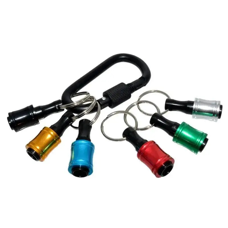 Portable Hex Shank Screwdriver Head Holder Set Six Piece