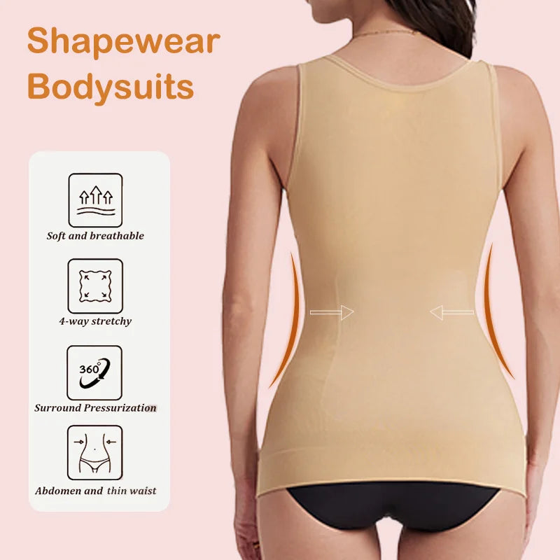 Stretch Padded Shapewear Camisole