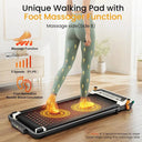 Under Desk Treadmill Dual Sided Shiatsu Massage Remote 330 Lbs