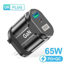 USLION GaN 65W Fast Charger for Travel