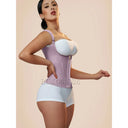 Fajas Colombians Girdles with Row Buckle and Zipper Waist Shaper