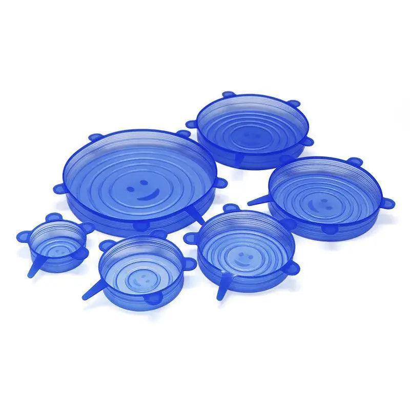 Reusable Silicone Stretch Lids For Bowls And Cookware