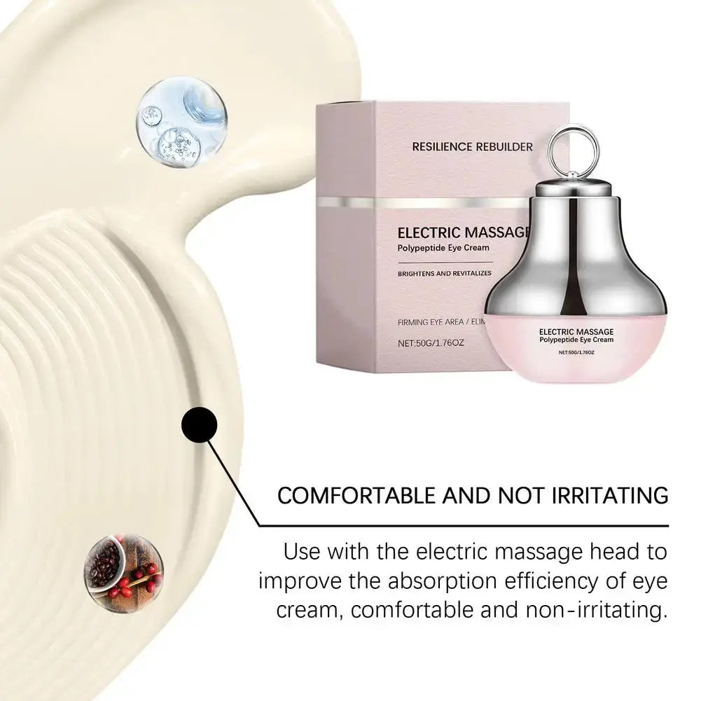 Electric Massage Eye Cream Firming Moisturizing Fades Wrinkles Brighten Skin eye cream Delays Aging Gentle Vibration