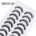 Glamorous Handmade 3D Mink Crisscross Eyelashes 10 Pairs