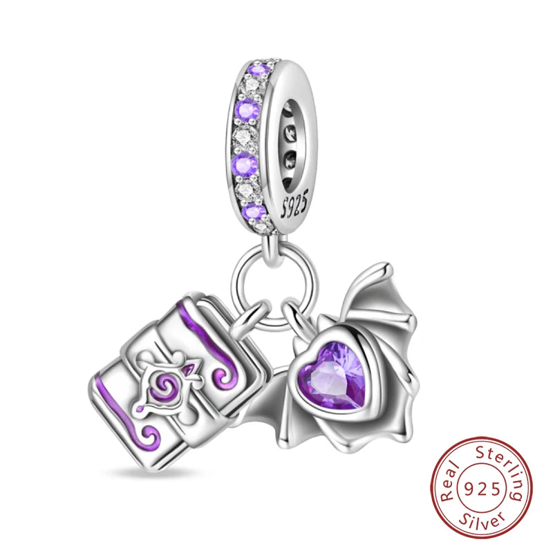 Sterling Silver Halloween Luminous Skull