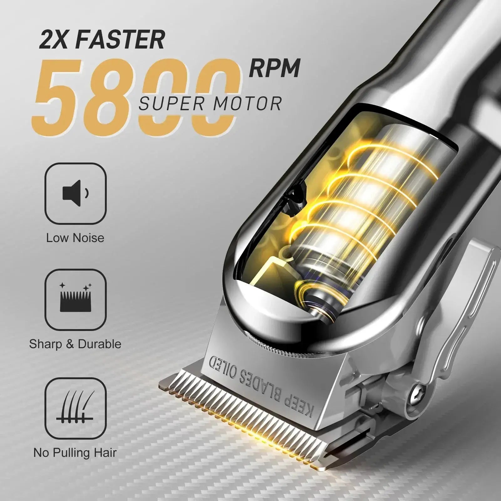 Sejoy Cordless Electric Hair Trimmer Professional Shaver