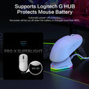 RGB Gaming Mouse Dock - Qi Fast Charge