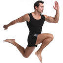 Men's Heat-Trapping Sweat Vest and Compression Shirt Set