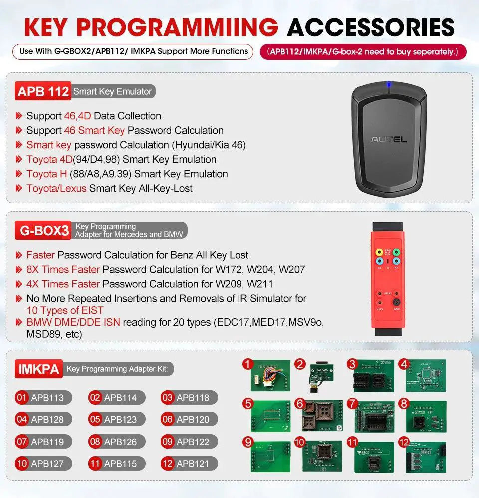 Autel MaxiIM IM508S Pro Key Fob Programmer And Tool