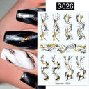 Succulent Blossom Nail Art Decals Blooming 3D Beauty Kit