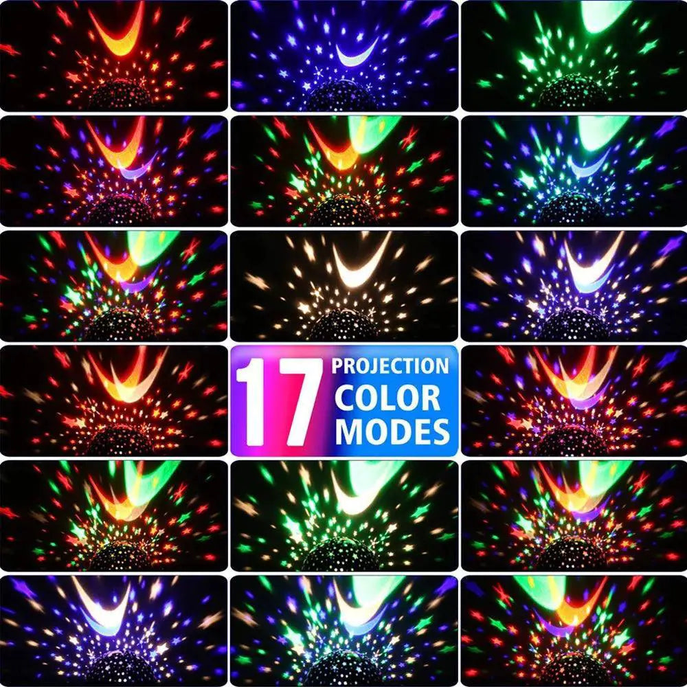 Starry Sky Projector Night Light For Kids LED Lamp Magic