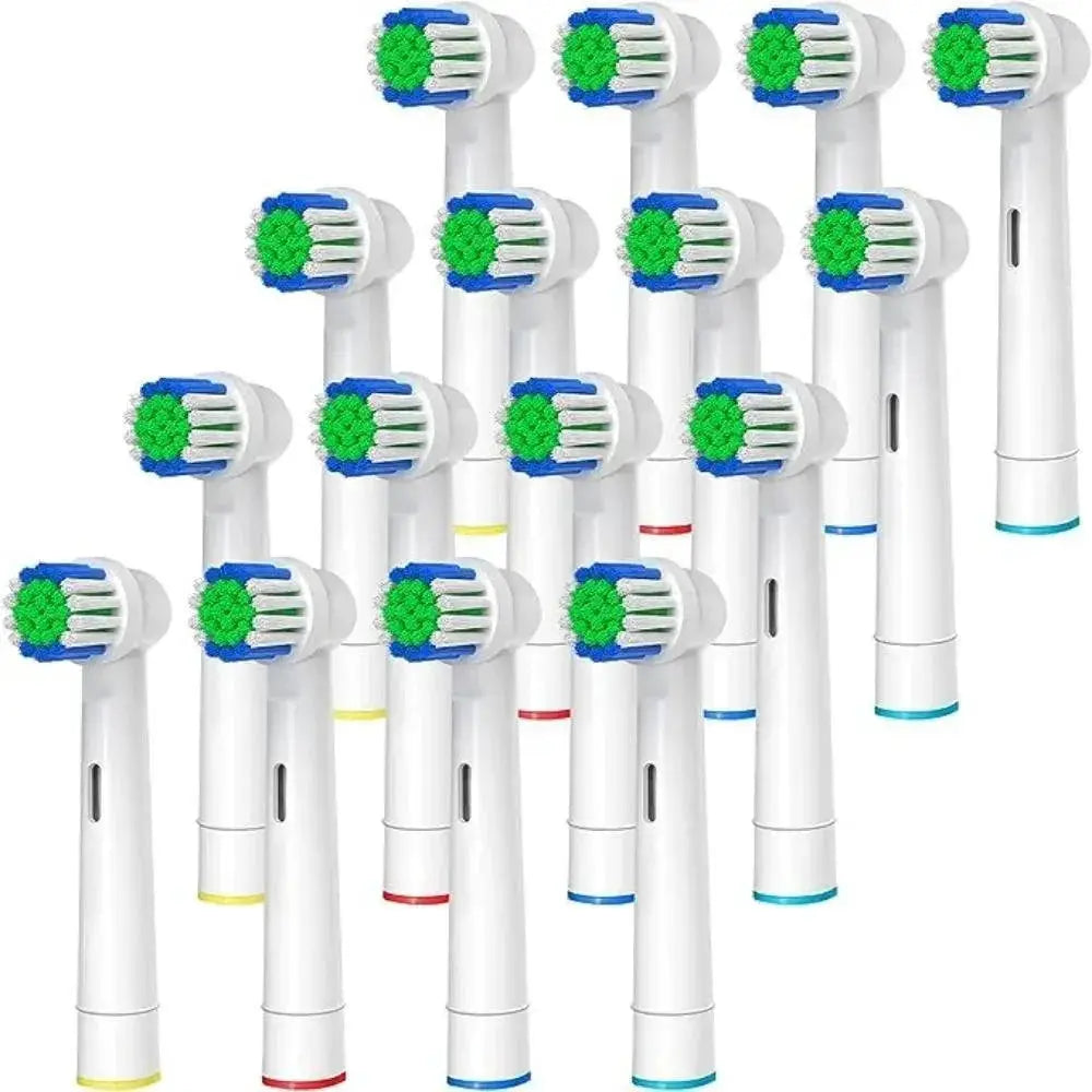 Oral-B Braun Family Pack Toothbrush Heads Color-Coded Rings