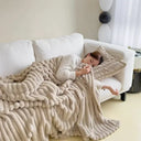 Soft Rabbit Plush Sofa Blanket for Home