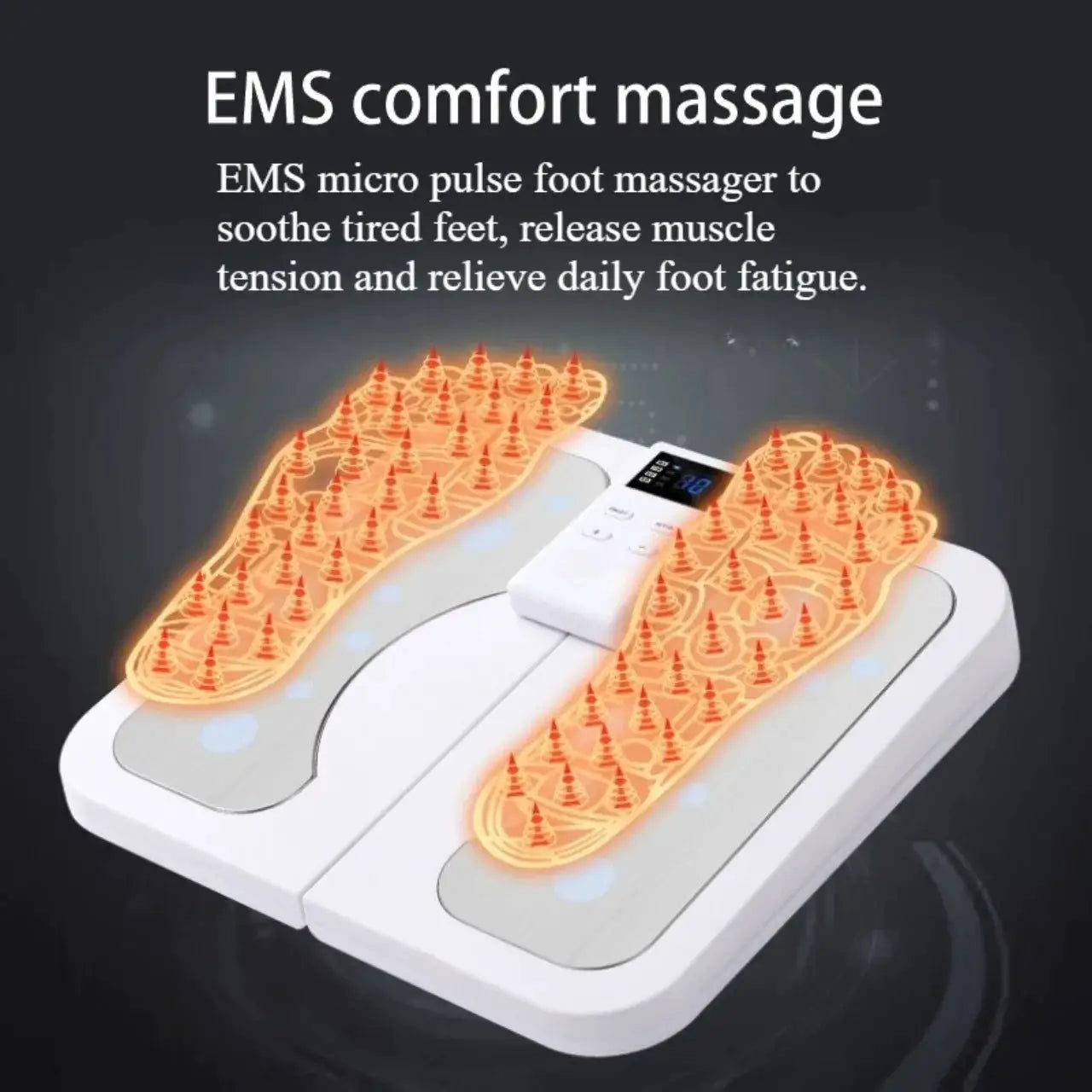 Leg Automatic Dredging Tool New Foot Foot Massage Machine Massage Pulse Meridian Foot EU Heating