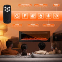 Slim Adjustable Fireplace