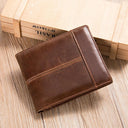 WESTAL Genuine Leather Wallet RFID Coin Purse for Men
