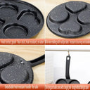 Four Hole Egg Omelette Pan Non Stick