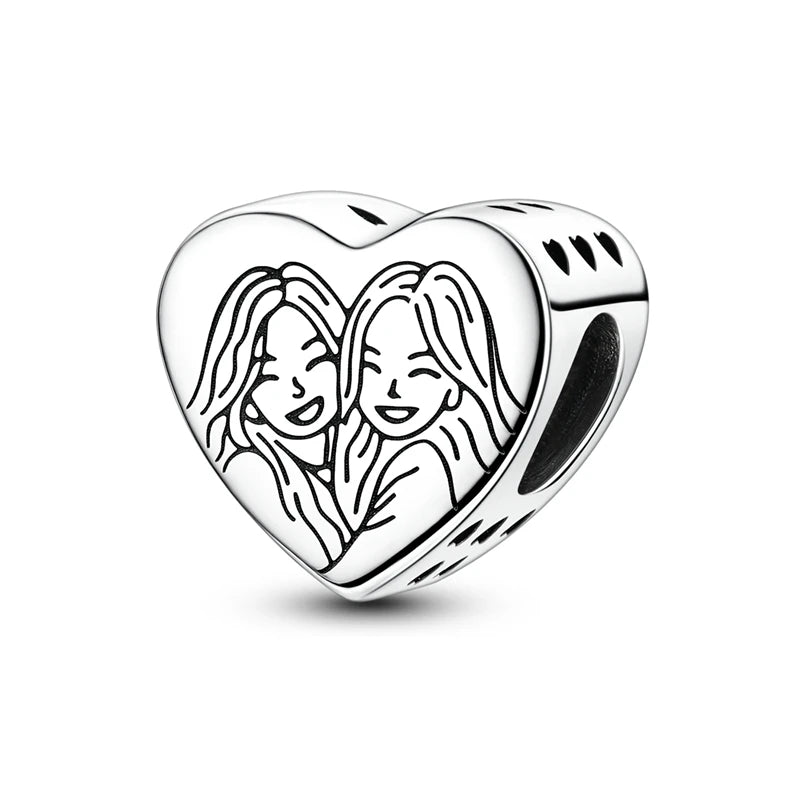 Charm Sterling Silver Mother's Day