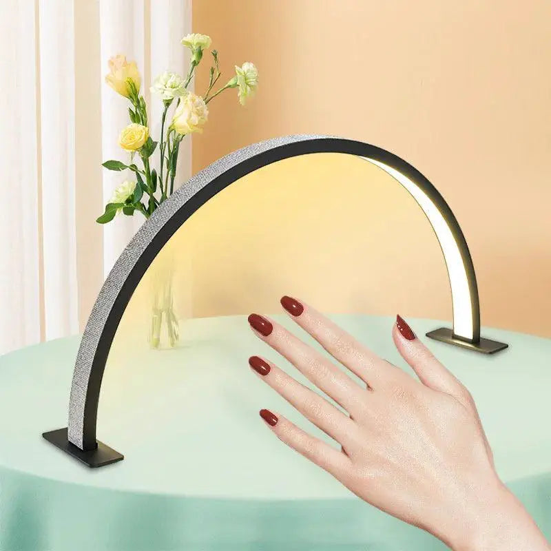 Adjustable LED Half Moon Makeup Light for Salon Use