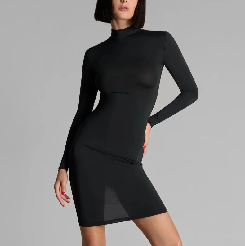 Cutout Pleated Evening Dress