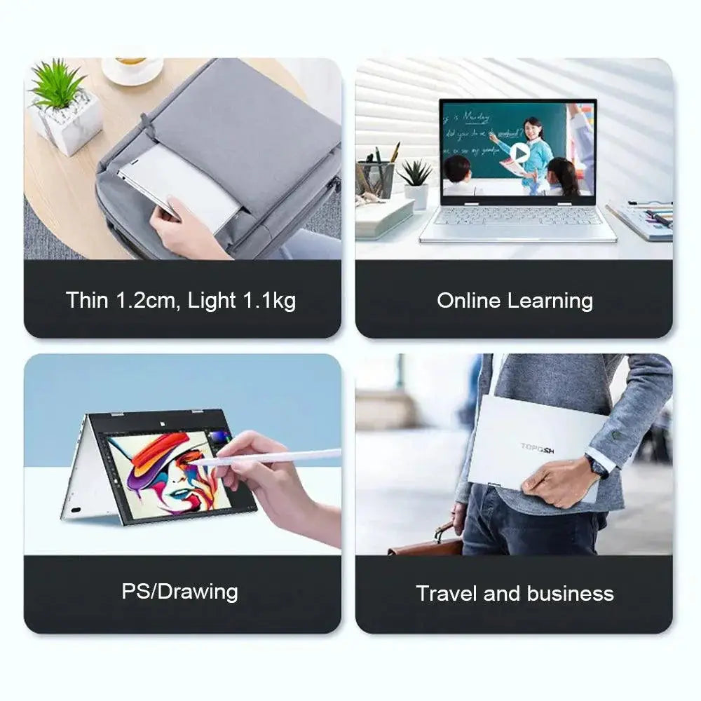Yoga 2in1 Business Laptop For Professionals Mini Tablet
