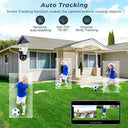 Outdoor Security Camera With AI Tracking For Homes