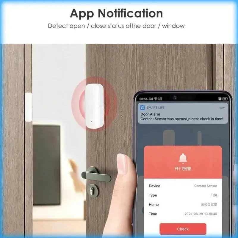 Smart WiFi Door Sensor Alarm For Ultimate Home Security