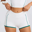 Sports Set Women Yoga Running Vest Shorts Bra High