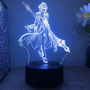 Genshin Lamp: 3D Character Light of Zhongli, Raiden, Xiao & Klee