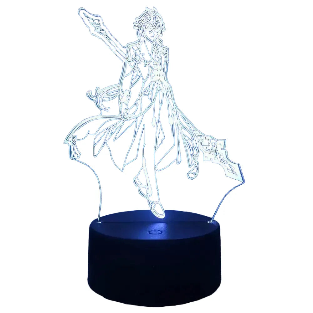 Genshin Lamp - Fans Bright Illusion — 7 Color no Remote