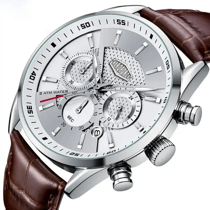 Heroforce Silver Chronograph Watch — product image 1