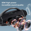 Portable Bluetooth Speaker - Powerful 80W Bass