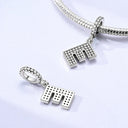 A-z Alphabet Charm Bead Sterling