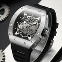 Luxury Men Tonneau Mechanical Watch