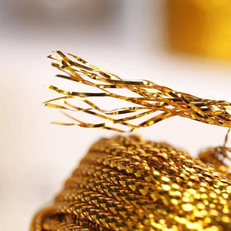 Glamorous Gold and Silver Crafting Cord for DIY Projects