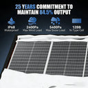 Rvpozwer 100W 12V Rigid Solar Panel