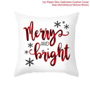Cozy Merry Christmas Cushion Cover for Holiday Decor Gifts
