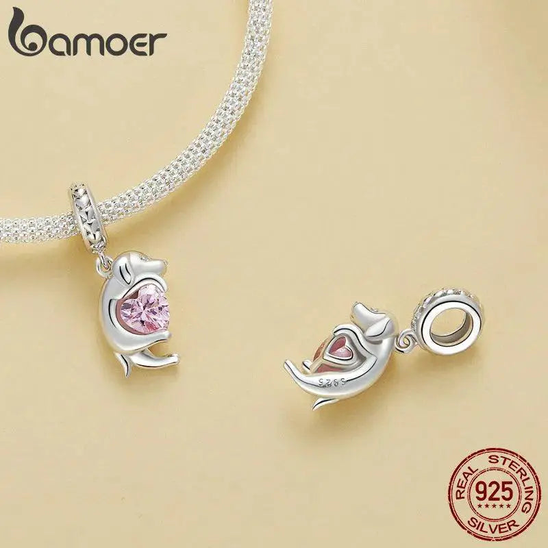 Sterling Silver Poodle Dachshund Dog Charm Bracelet