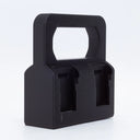 Battery Carrier Caddy with Storage Compartment 4x Holder