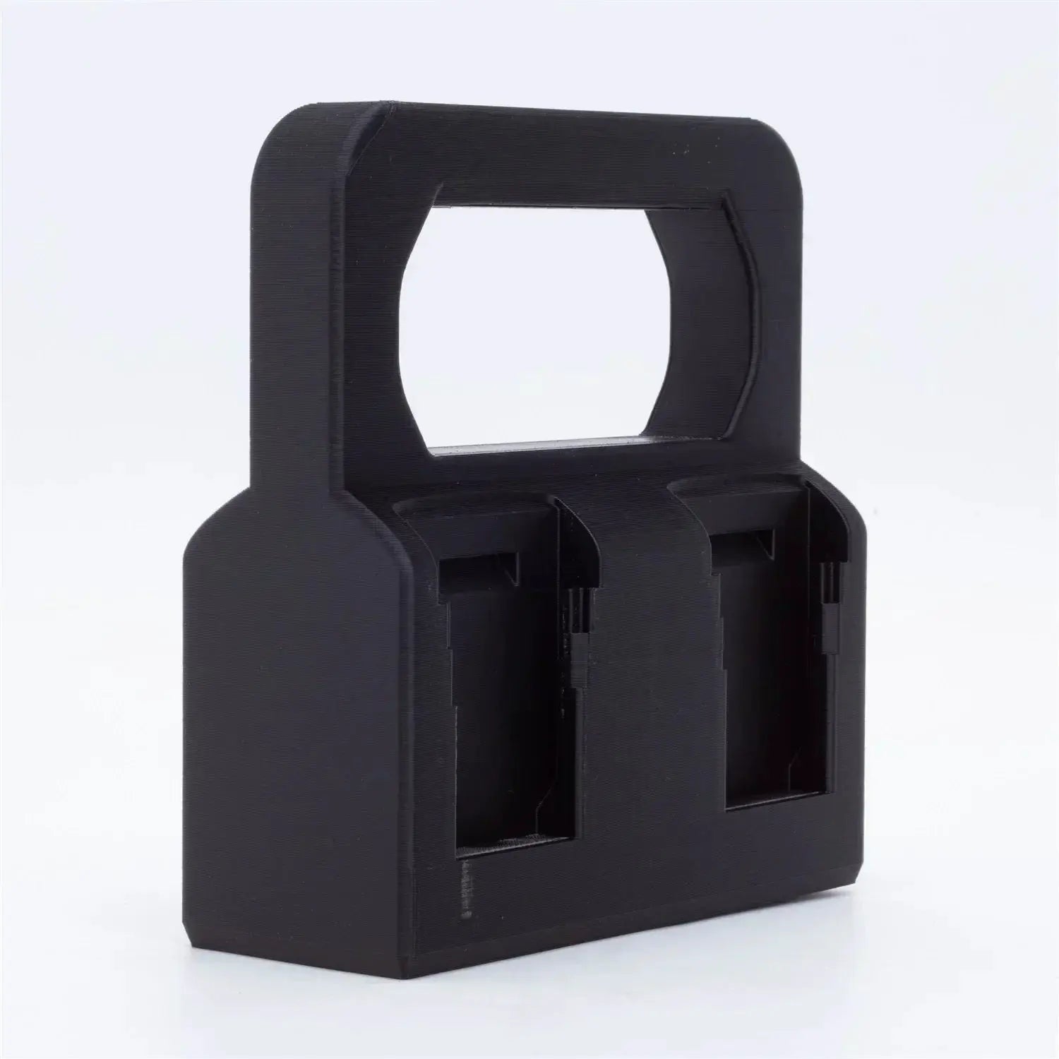 Battery Carrier Caddy With Storage Compartment 4 Holders