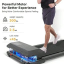 2.5HP Treadmill 300 Lb Capacity Remote For Home Walking Running