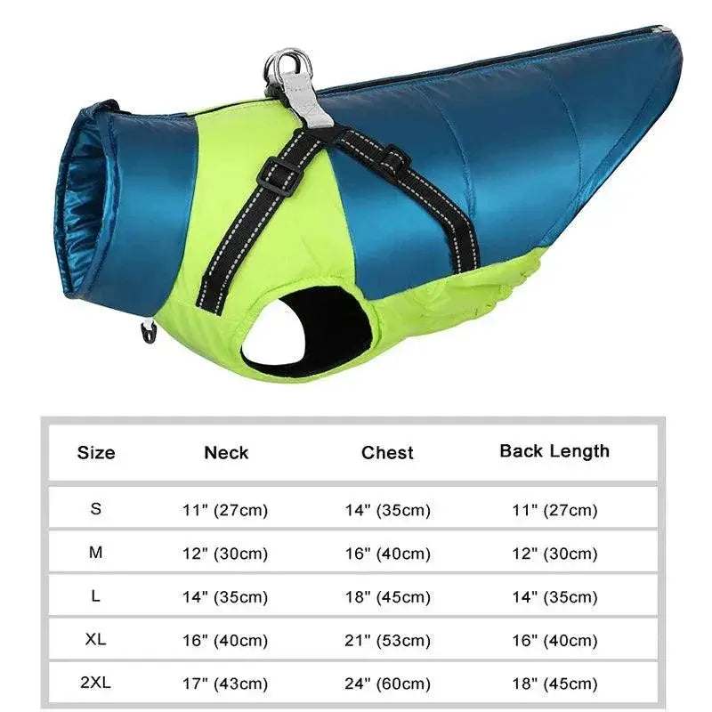 Weatherproof Dog Vest for Winter Walks — Pink