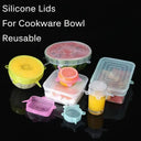 Silicone Food Lids for Fresh Leftovers