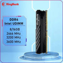 KingBank Intel Gaming RAM High Frequency Heatsink XMP Support