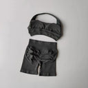 Women Yoga Set Seamless Quick-Dry Halter Shorts