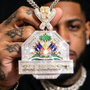 Gold Plated Full Cubic Zirconia